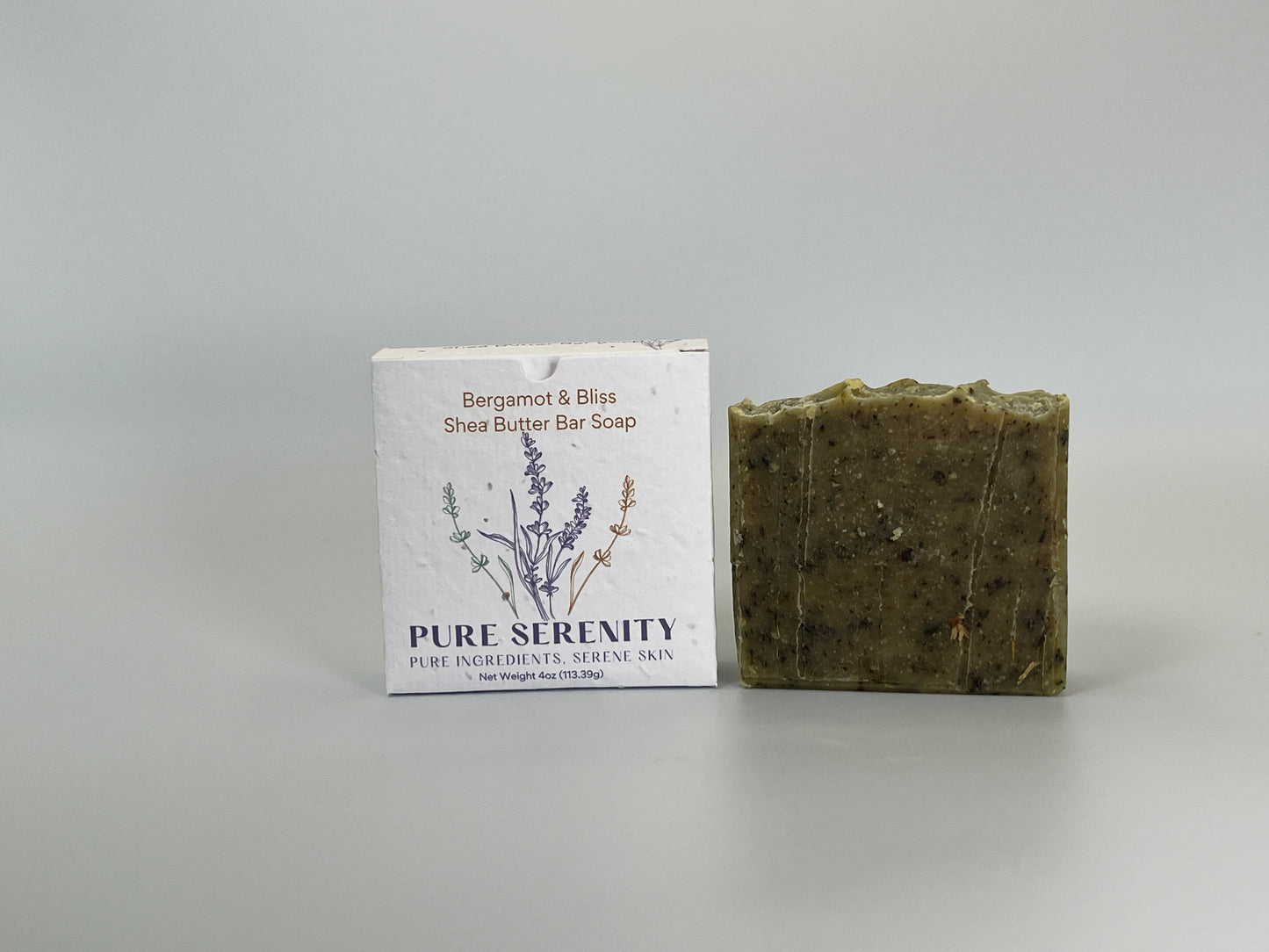 Bergamot Shea Butter Bar Soap x 6 Units