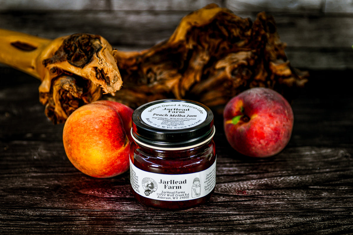 Peach Melba Jam  (Shipped to WV Only)