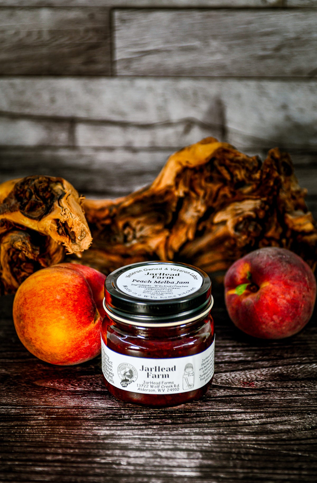 Peach Melba Jam (Shipped to WV Only)