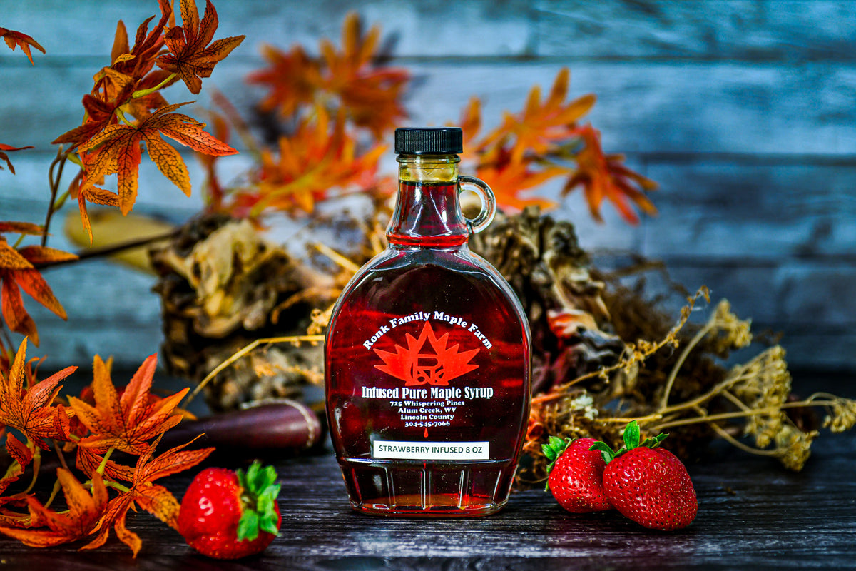 Strawberry Infused Maple Syrup