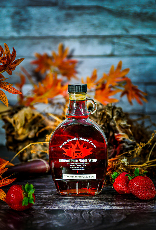 Strawberry Infused Maple Syrup