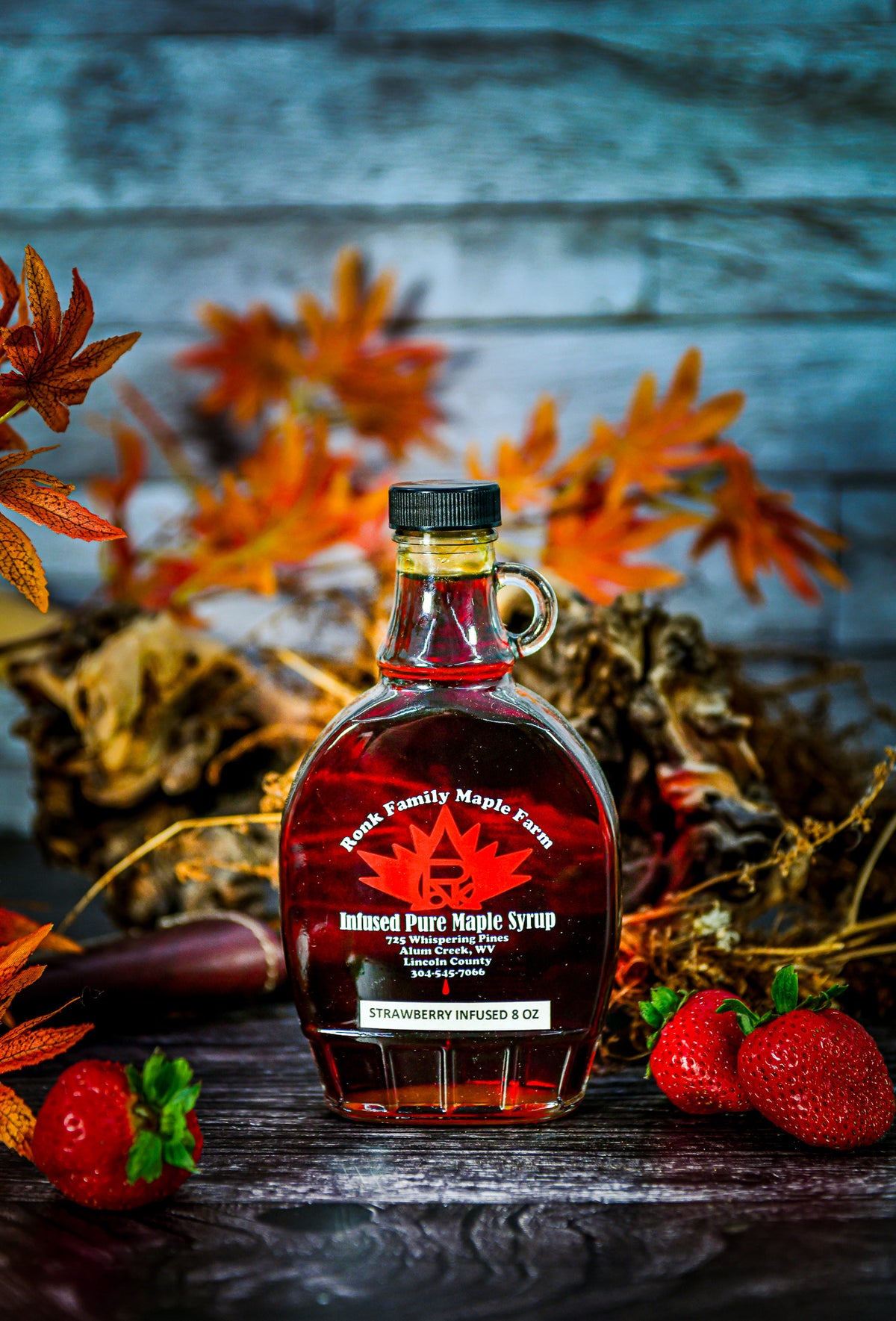 Strawberry Infused Maple Syrup