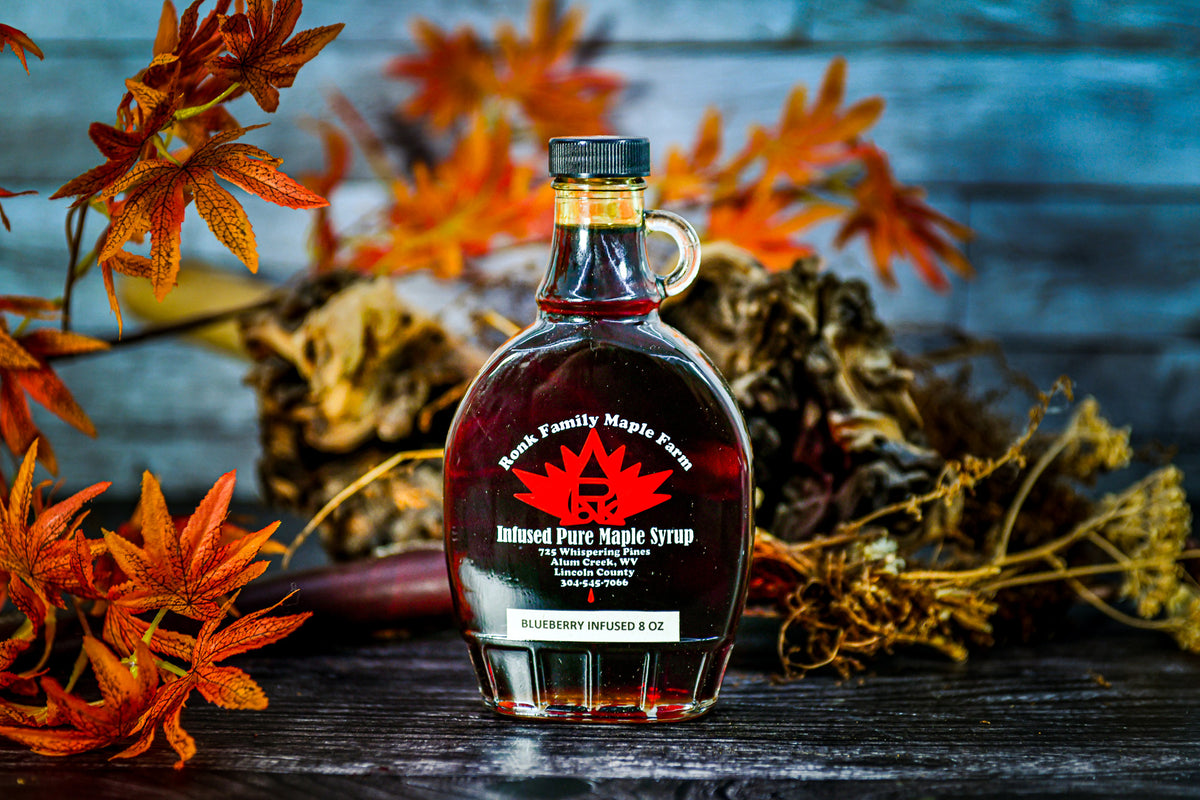 Blueberry Infused Maple Syrup