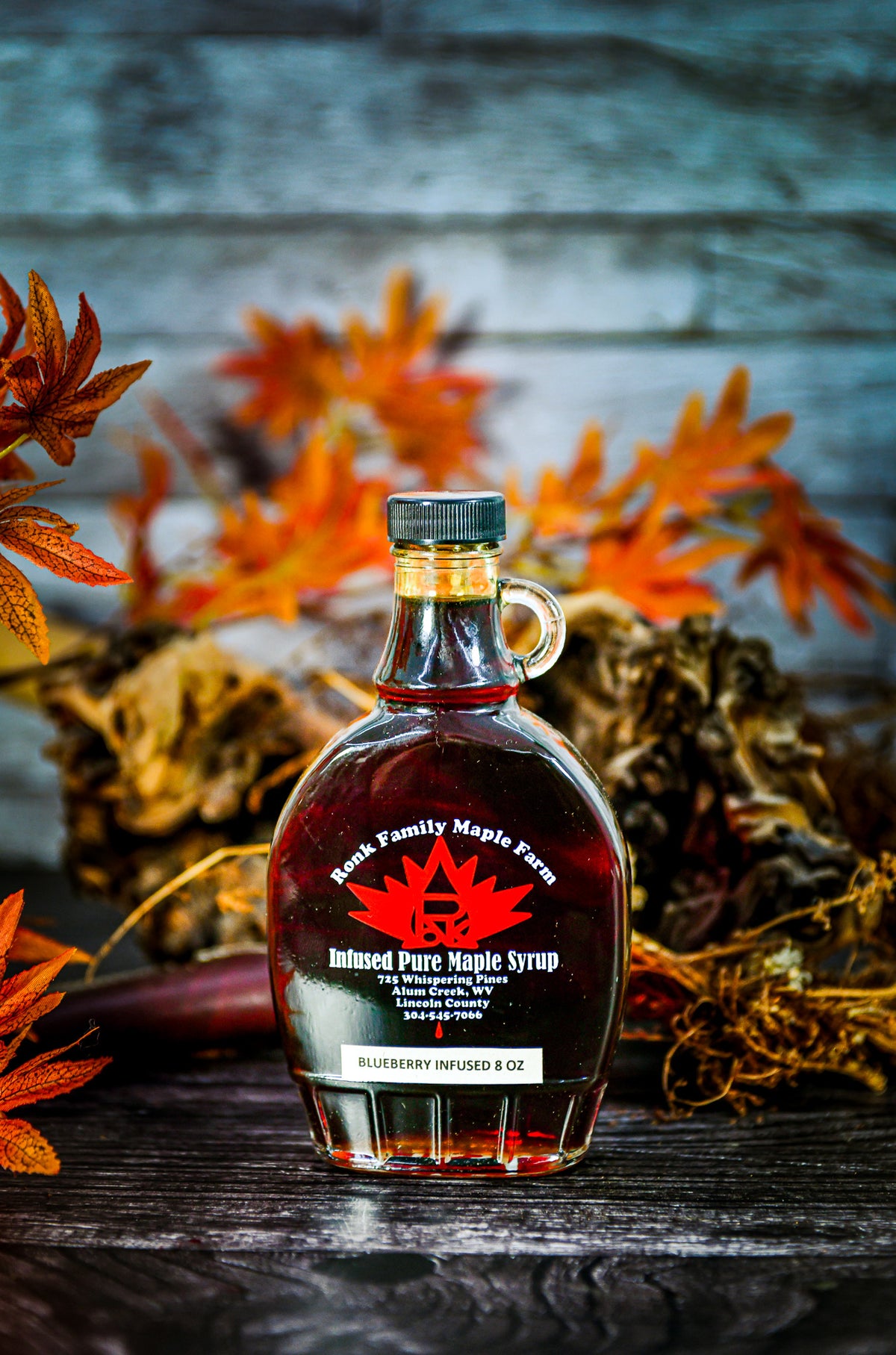Blueberry Infused Maple Syrup