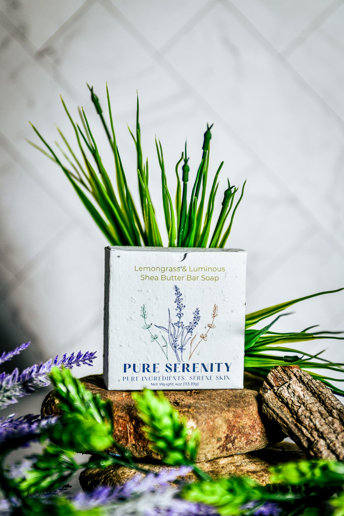 Lemongrass Oatmeal Shea Butter Bar Soap