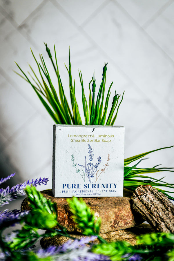 Lemongrass Oatmeal Shea Butter Bar Soap