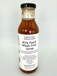 Peach Syrup (Shipped to WV Only)