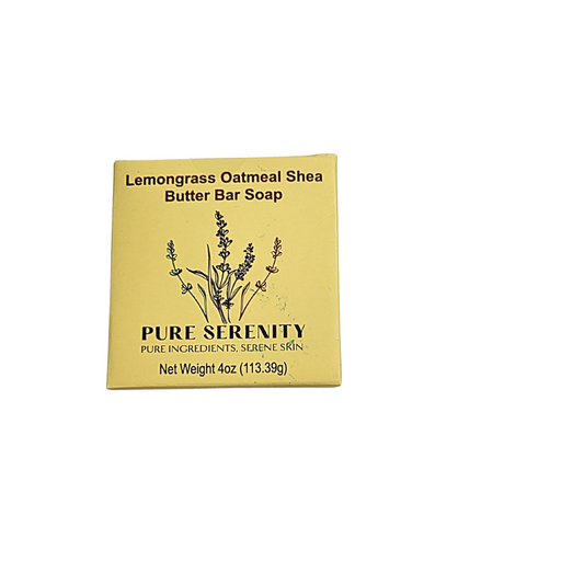 Lemongrass Oatmeal Shea Butter Bar Soap x 12 Units