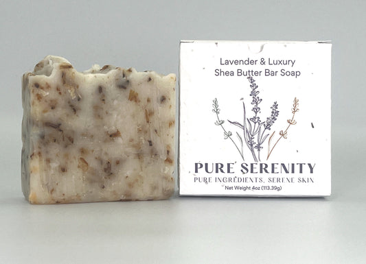 Lavender & Luxury Shea Butter Bar Soap x 6 Units