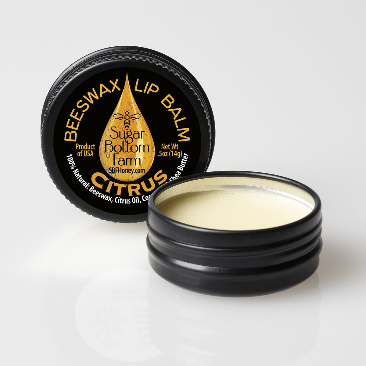 Beeswax Lip Balm (Citrus, Natural, & Peppermint)