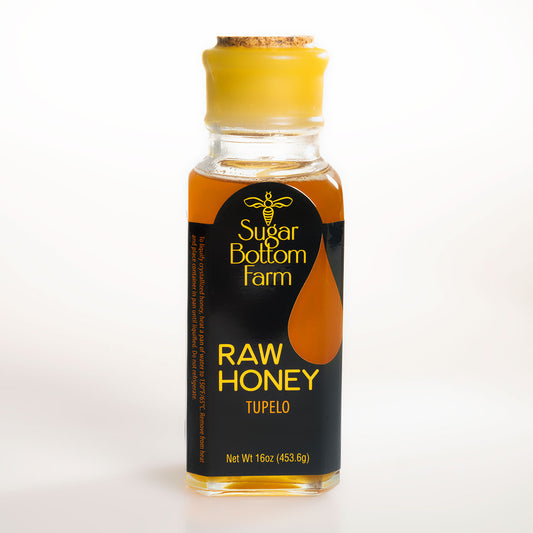 Raw Tupelo Honey Muth Glass Bottle