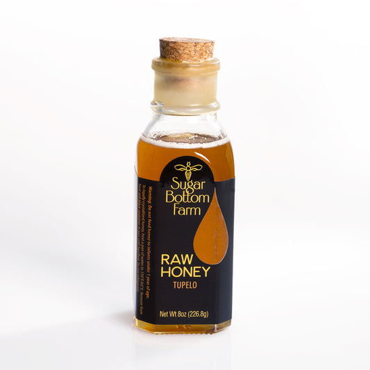 Raw Tupelo Honey Muth Glass Bottle